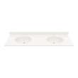 Ellipse 22 x 61 Double Bowl Vanity Top in Bisque, VT022612B.018