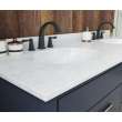 Ellipse 22 x 61 Double Bowl Vanity Top in Ice, VT022612B.130