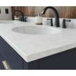 Ellipse 22 x 61 Double Bowl Vanity Top in Ice, VT022612B.130
