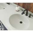Ellipse 22 x 61 Double Bowl Vanity Top in Mountain Mist, VT022612B.141