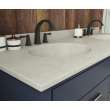 Ellipse 22 x 61 Double Bowl Vanity Top in Limestone, VT022612B.218
