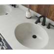 Ellipse 22 x 61 Double Bowl Vanity Top in Birch, VT022612B.226