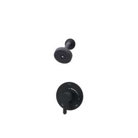 Solarity Shower Trim Kit with VersaFlex Integral Diverter/Volume Control for Test Cap Valve