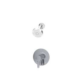 Solarity Shower Trim Kit with VersaFlex Integral Diverter/Volume Control for Test Cap Valve