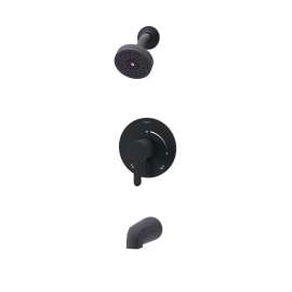 Solarity Tub and Shower Trim Kit with VersaFlex Integral Diverter for Test Cap Valve