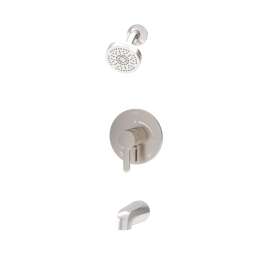 Solarity Tub and Shower Trim Kit with VersaFlex Integral Diverter for Test Cap Valve