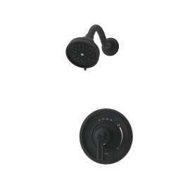 Braston Shower Trim with VersaFlex Integral Diverter/Volume Control for Test Cap Valve