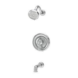 Braston Tub and Shower Trim with VersaFlex Integral Diverter for Test Cap Valve