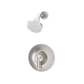 Birch Shower Trim with VersaFlex Integral Diverter/Volume Control for Test Cap Valve