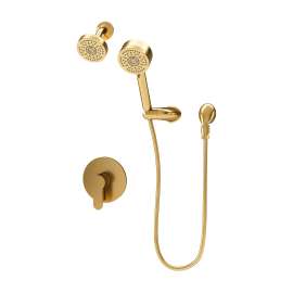 Identity Shower and Hand Shower Trim with VersaFlex Integral Diverter for Test Cap Valve