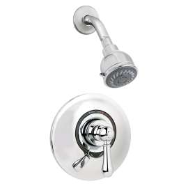 Allura Single Handle 2-Spray Shower System with VersaFlex (TM) Integral Diverter
