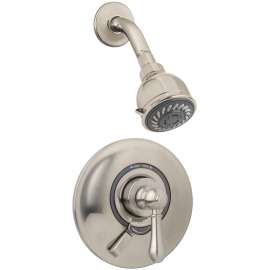 Allura Single Handle 2-Spray Shower System with VersaFlex Integral Diverter