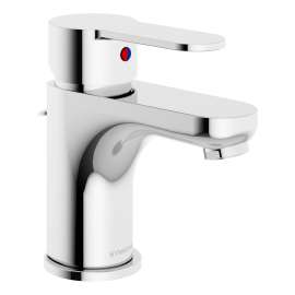 Identity Single Handle Lavatory Faucet with Grid Drain