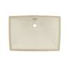 21-in Undermount Bathroom Sink with Overflow in Colonial White