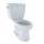1.6 GPF Two-Piece Elongated Toilet with Single Flush and Insulated Boltdown Tank Lid in Cotton