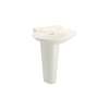 Pacifica 20-in Vitreous China Single Hole Oval Pedestal Lavatory