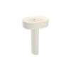 Nexus 18-in Vitreous China Single Hole Oval Pedestal Lavatory