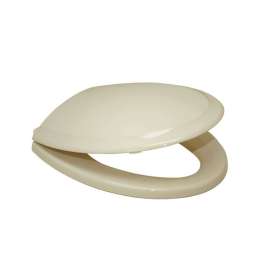 Elongated Closed-Front Toilet Seat and Lid with Technology in Bone