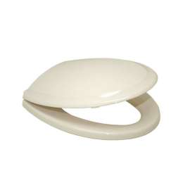 Elongated Closed-Front Toilet Seat and Lid with Technology in Sedona Beige