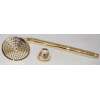 Shower Head Assembly in Polished Brass