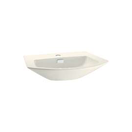29-1/2-in Pedestal Bathroom Sink with Single Faucet Hole Drilled and Overflow, Less Pedestal in Sedona Beige