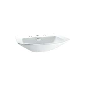 Soiree 29-1/2-In Pedestal Bathroom Sink With 3 Faucet Holes