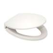 SoftClose SS114#01 Elongated Closed-Front Toilet Seat and Lid in Cotton