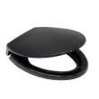 SoftClose SS114#51 Elongated Closed-Front Toilet Seat and Lid in Ebony