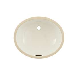 17-in Undermount Bathroom Sink with Overflow