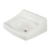 Reliance LT307.8#01 21-in Wall Mounted Bathroom Sink with 3 Faucet Holes Drilled and Overflow in Cotton