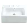 19-7/8-in Vessel Sink with Overflow and SanaGloss Ceramic Glaze in Cotton