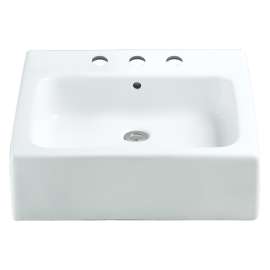 19-7/8-in Vessel Sink with Overflow and SanaGloss Ceramic Glaze