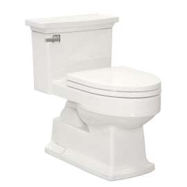 1.6 GPF One-Piece Elongated Comfort Height Toilet with Seat and G-Max Flushing Technology - Seat Included