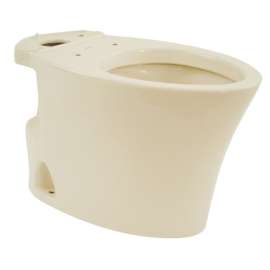 EcoElongated 1.28 GPF Toilet Bowl with E-Max Flush System in Sedona Beige