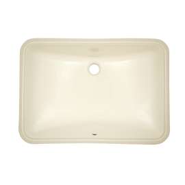20-7/8-in Undermount Bathroom Sink with Overflow and SanaGloss in Sedona Beige