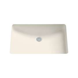 21-1/4-in Undermount Bathroom Sink with Overflow and SanaGloss Ceramic Glaze in Sedona Beige