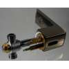Widespread Spout Assembly for Soiree Faucets in Polished Brass