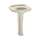 24-1/4-in Pedestal Bathroom Sink with Single Faucet Hole Drilled and Overflow, Pedestal Included in Bone