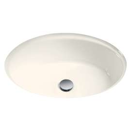 18-3/4-in Undermount Bathroom Sink with Overflow in Sedona Beige