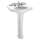 Dartmouth LPT642.4#01 4-in Faucet Center Pedestal Lavatory in Cotton