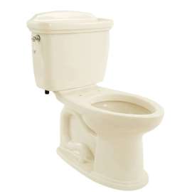 Eco Dartmouth CST754EF#12 Two Piece Elongated 1.28 GPF Toilet with E-Max Flush System - Seat Not Included in Sedona Beige