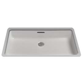 20-1/2-in Undermount Bathroom Sink with Overflow and SanaGloss Ceramic Glaze