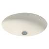 Curva LT181#12 17-in Undermount Bathroom Sink with Overflow in Sedona Beige