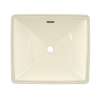 19-in Undermount Bathroom Sink with Overflow and SanaGloss in Sedona Beige