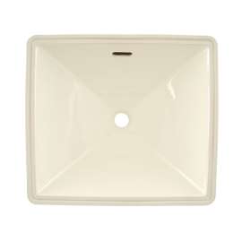 19-in Undermount Bathroom Sink with Overflow and SanaGloss in Sedona Beige