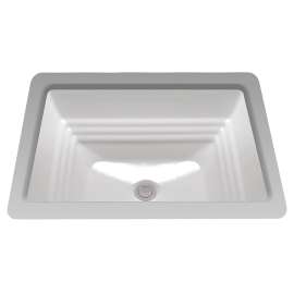 18-1/2-in Undermount Bathroom Sink with Overflow