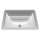 18-1/2-in Undermount Bathroom Sink with Overflow in Colonial White