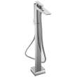 Single Handle Freestanding Bathtub Faucet With Handheld Shower