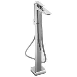 Single Handle Freestanding Bathtub Faucet With Handheld Shower
