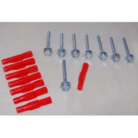 Stud Mounting Screws (8x70mm, 8 Pieces)for WT151M and WT152M In-Wall Tank Systems